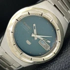 GENUINE VINTAGE SEIKO 5 JAPAN AUTOMATIC 7019A MENS ORIGINAL DIAL WATCH a702435-1