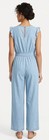 Old Navy Ruffle Chambray Blue Jumpsuit Women's Size XL (Tall) NWT — photo 2