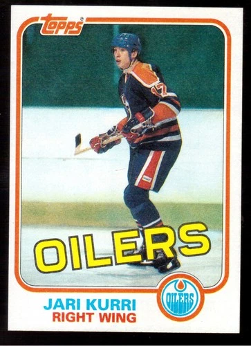 1981-82 TOPPS #18 JARI KURRI ROOKIE