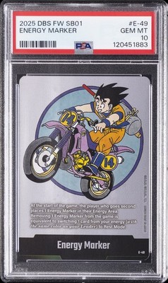 DRAGON BALL SUPER CARD GAME FUSION WORLD MANGA BOOSTER 01 ENERGY