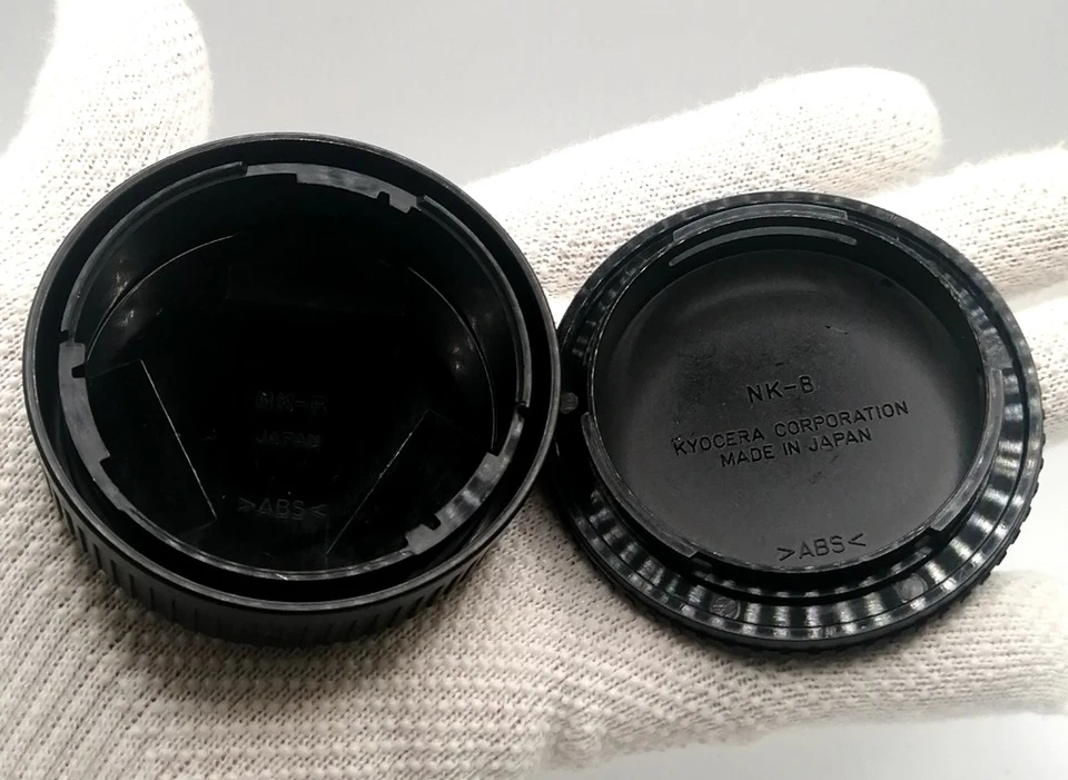 SSR🎦👀✨MINT✨ Contax N Body Cap NK-B & Rear Lens Cap NK-R for N1 NX From JAPAN - Image 3 of 4
