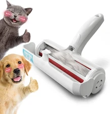 DELOMO Pet Hair Removal Tool: Reusable Lint Roller for Pet Hair, Pet Hair Remove