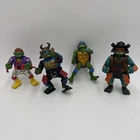Lot of Vintage TMNT Figures 90's Playmates Ninja Turtles 4 Figures