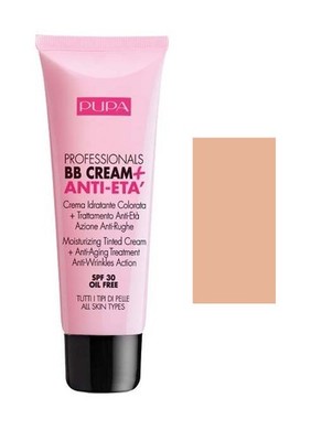 Pupa BB Cream + Anti ETA BB Cream + Anti-Aging-Pflege - 001 Nude LSF 30 50 ml