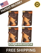 4 Pack RYSE Mushroom Coffee Organic Coffee 30 Servings in one Pack - No odor