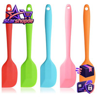 Silikon Teigschaber Set 5 StüCk HitzebestäNdig 28Cm Mehrfarbig KüChenutensilien
