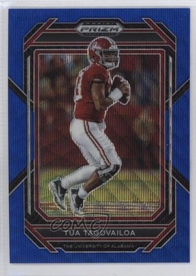 2023 Panini Prizm Draft Picks Blue Wave Prizm /249 Tua Tagovailoa #99 ux8