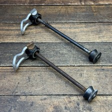 Vintage Weyless Skewers Wheel Hub Quick Release Front Rear Black Steel Bicycle