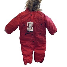 Canada Weather Gear 24M Kids Red Winter Hood Coat Jacket Boys Girls Snow Ski