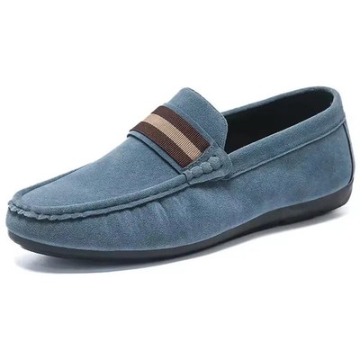 Custom Slip on Driving Shoes Lazy Casual Flat Closed Toe Loafer Shoes for Mens