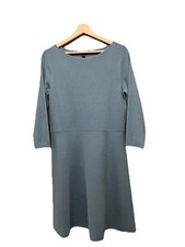 NWOT ANN TAYLOR FIT AND FLARE TURQUOISE BLUE DRESS