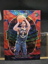 2022-23 Panini Select - Concourse Andrew Nembhard #77 Red Wave Prizm (RC)