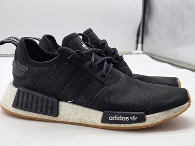 Adidas NMD_R1 Boost Primeblue Shoes Mens Size 8 Black Running Sneakers