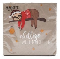 Weihnachts-Lunch-Servietten Chiller 20 StüCk 33 X 33 Cm