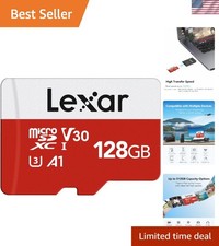 128GB Micro SD Card, microSDXC UHS-I Flash Memory Card with Adapter - Up to 1...