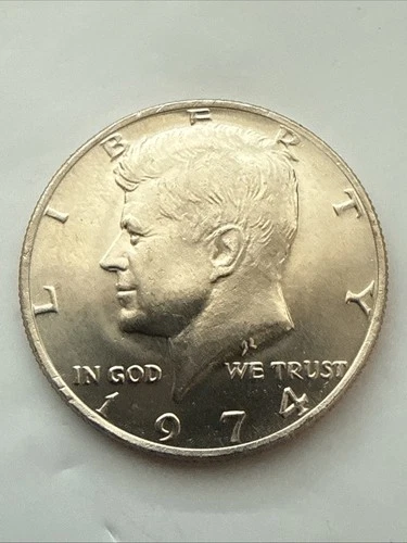 1974 BU Kennedy Half Dollar  No Mint Mark “P”