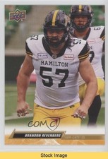 2023 Upper Deck CFL Gold Brandon Revenberg #27 READ 0a3
