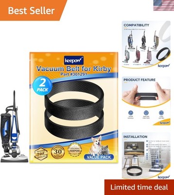 Kirby Vacuum Belt Replacement 301291 - 2 Pack for G3, G4, G5, G6, G7 Models