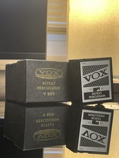 Vintage VOX V809 Repeat Percussion Pedal Made in Italy w/ Original Box & Manual