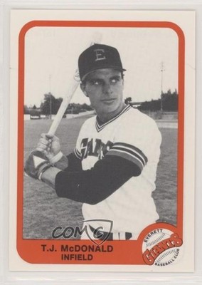 1984 Pacific Cramer Everett Giants Update TJ McDonald #23 0w6