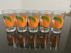 Vintage Anchor Hocking MCM Orange Juice Glasses