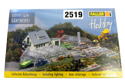 Faller 232572 escala N kit vivero incluye iluminación NUEVO en embalaje original | Condition: Gebraucht