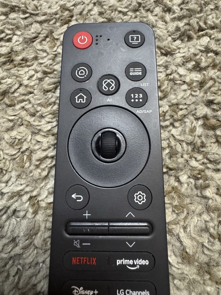 LG Magic Remote AKB76048502 Smart TV Remote Netflix Prime Disney Alexa ...