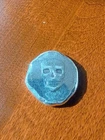 Hand Poured Skull 9Fine Mint 1/2 Troy Oz 999 Fine Silver Round