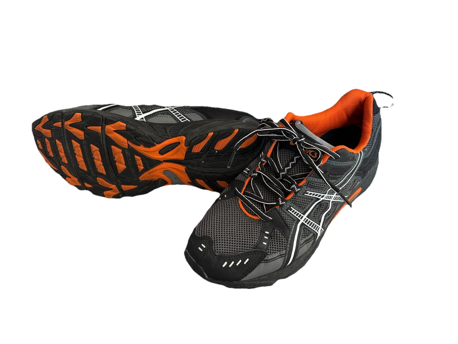 Size ASICS G-3D Grey Orange Very Good!