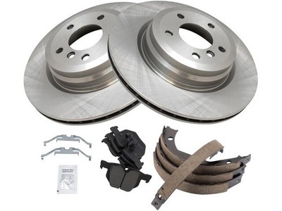 For 2007-2013 BMW 335i Brake Pad Rotor and Parking Brake Kit Rear 62563KCDX 2008