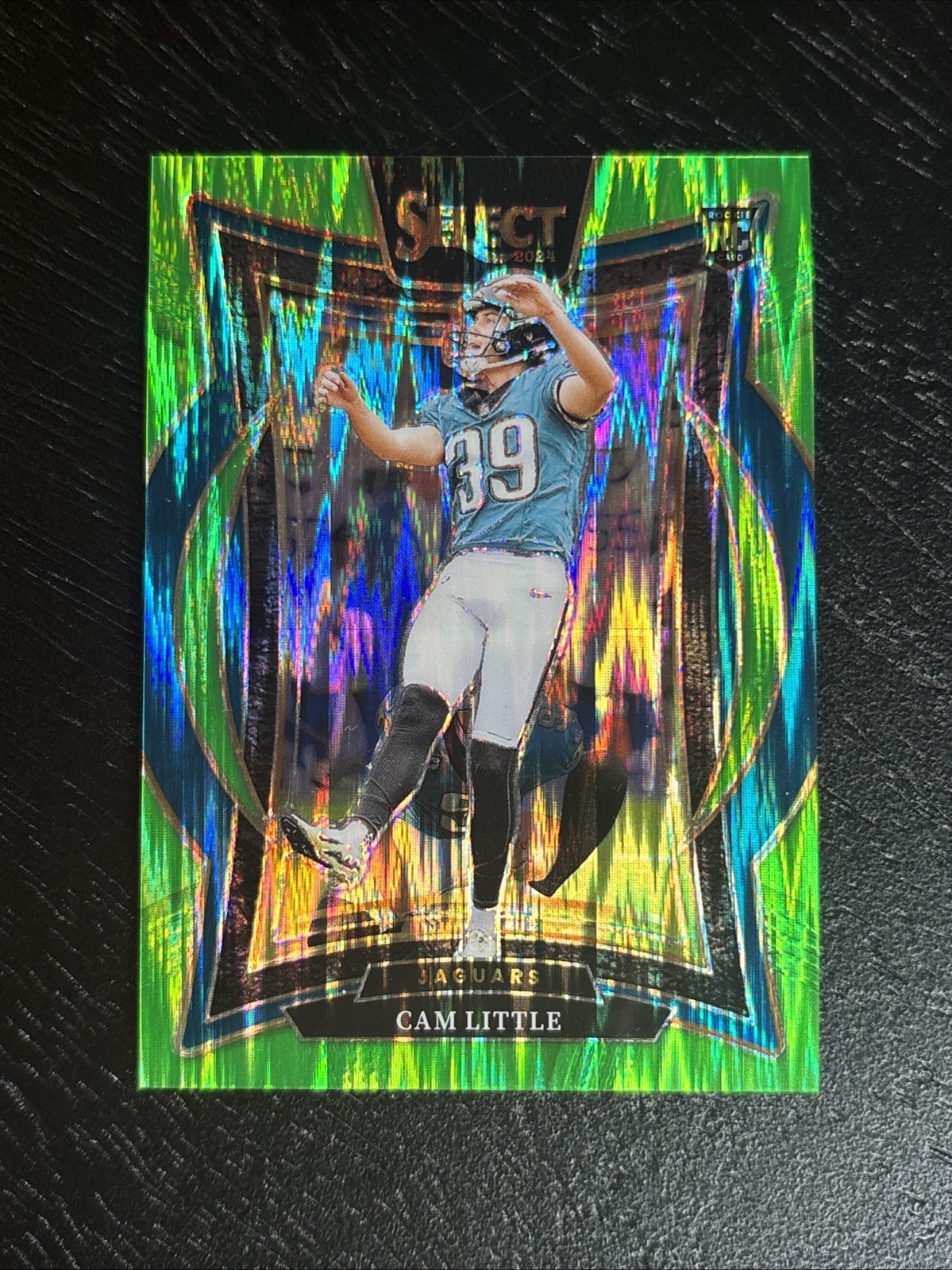 Cam Little Panini Select #49 Neon Green Shock