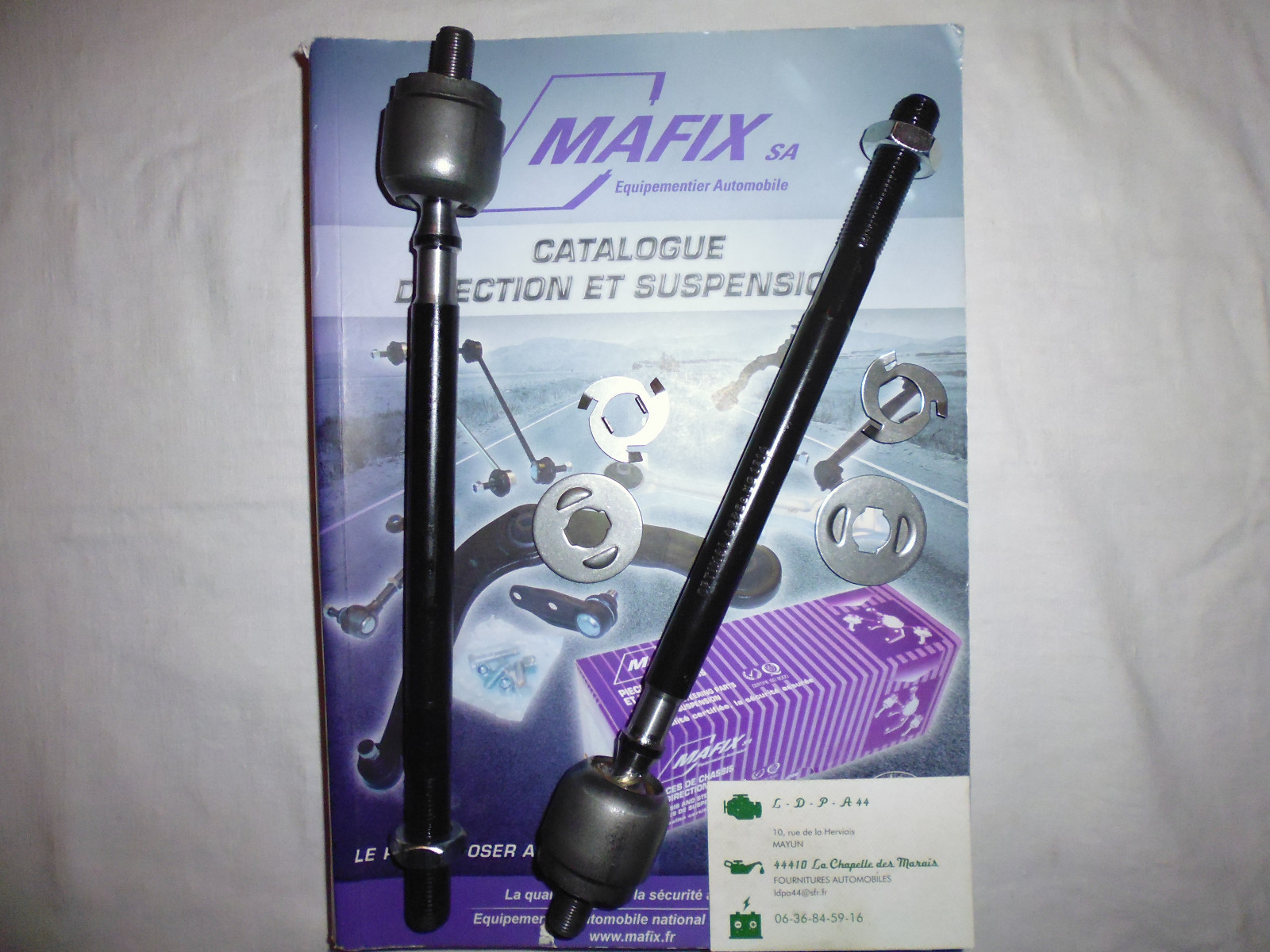 Jeu de 2 rotules axiales avant gauche et droite pour Renault Kangoo Mégane Scénic LDPA44