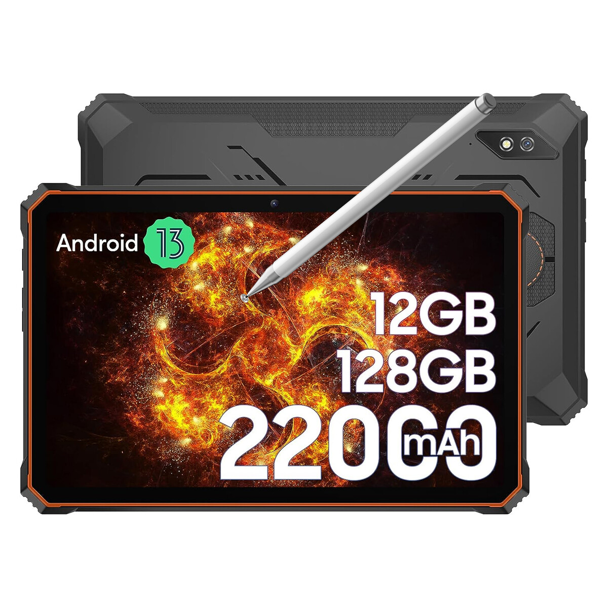 Blackview Active 8 4G Rugged Tablet 22000mAh 10,36" 2,4K 12GB+128GB(TF 1TB)