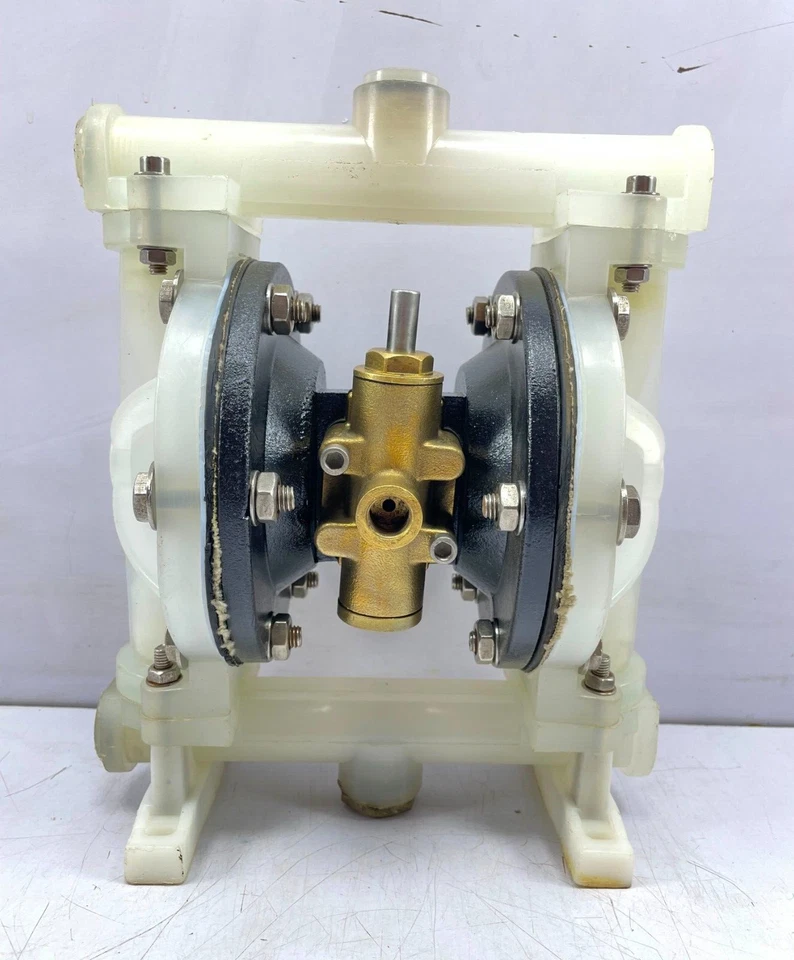 Pneumatic Air Operated Double Diaphragm Pump 1/2" Water Chemical Oil Heavy Duty - Image 2 of 4