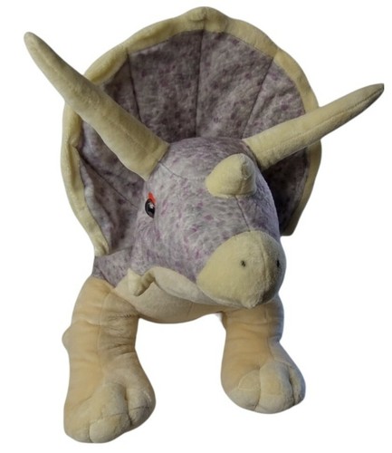 Wild Republic Triceratops GIANT 24" x 35" Soft Plush Stuffed Toy Dino Dinosaur - Picture 2 of 12