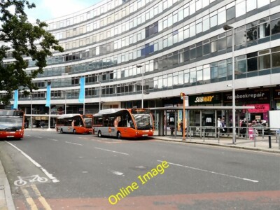 Photo 6x4 Metroshuttles at Piccadilly Manchester Two Metroshuttle buses a c2012