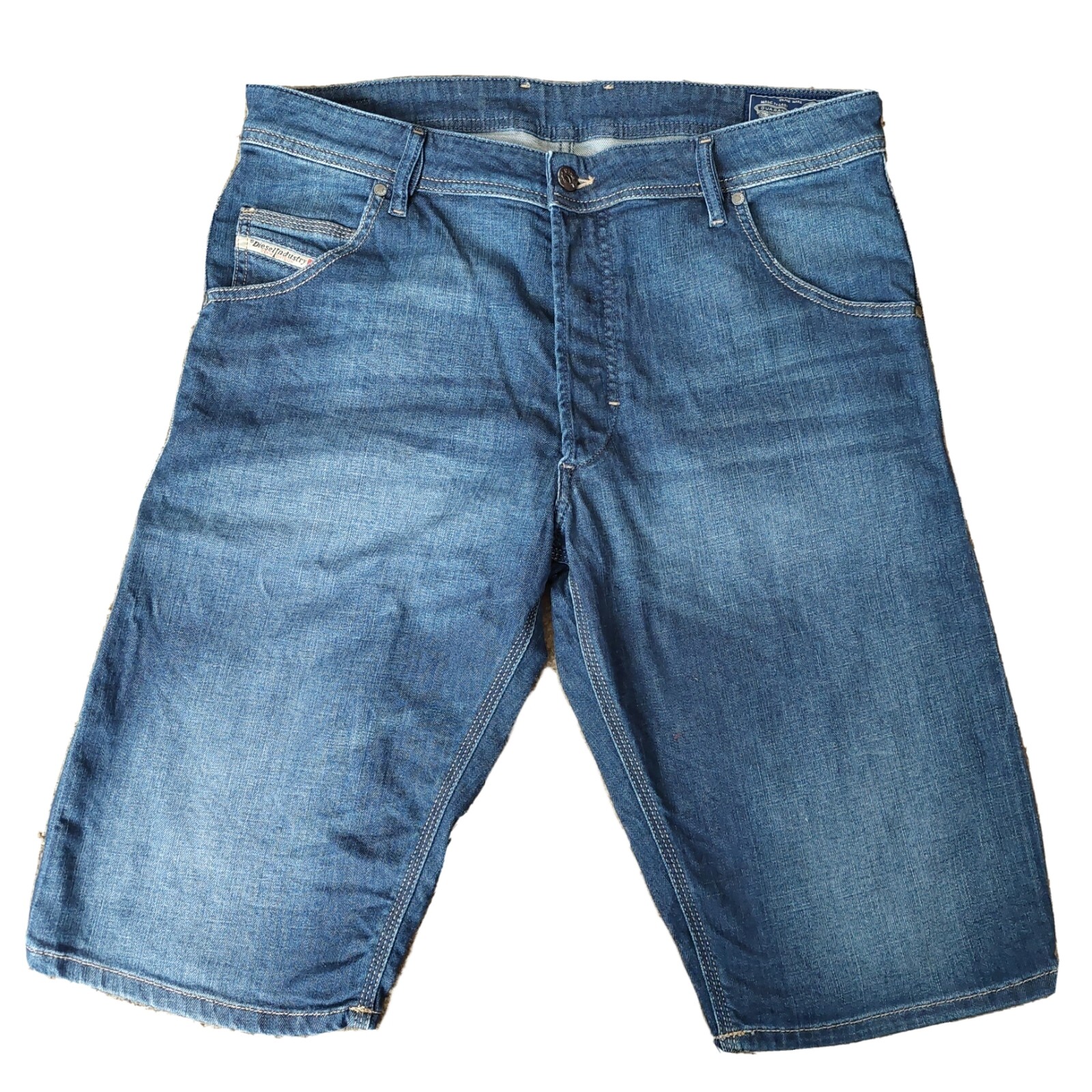 Diesel Industry Mens Jean Shorts Gem