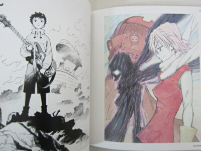 FLCL FLCLISM++ Art and Text Book Works Design Fan 2010 Japan MV2x