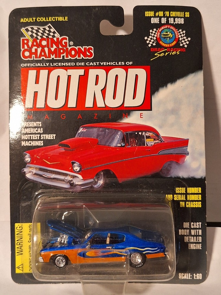 Racing Champions Hot Rod Magazine Drag Racing Issue #11 ‘70 Chevy Chevelle SS