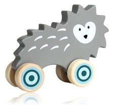 Hedgehog Wooden Pull Toy by Applesauce