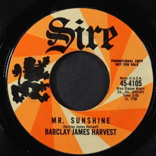BARCLAY JAMES HARVEST: early morning / mr sunshine SIRE 7" Single 45 RPM