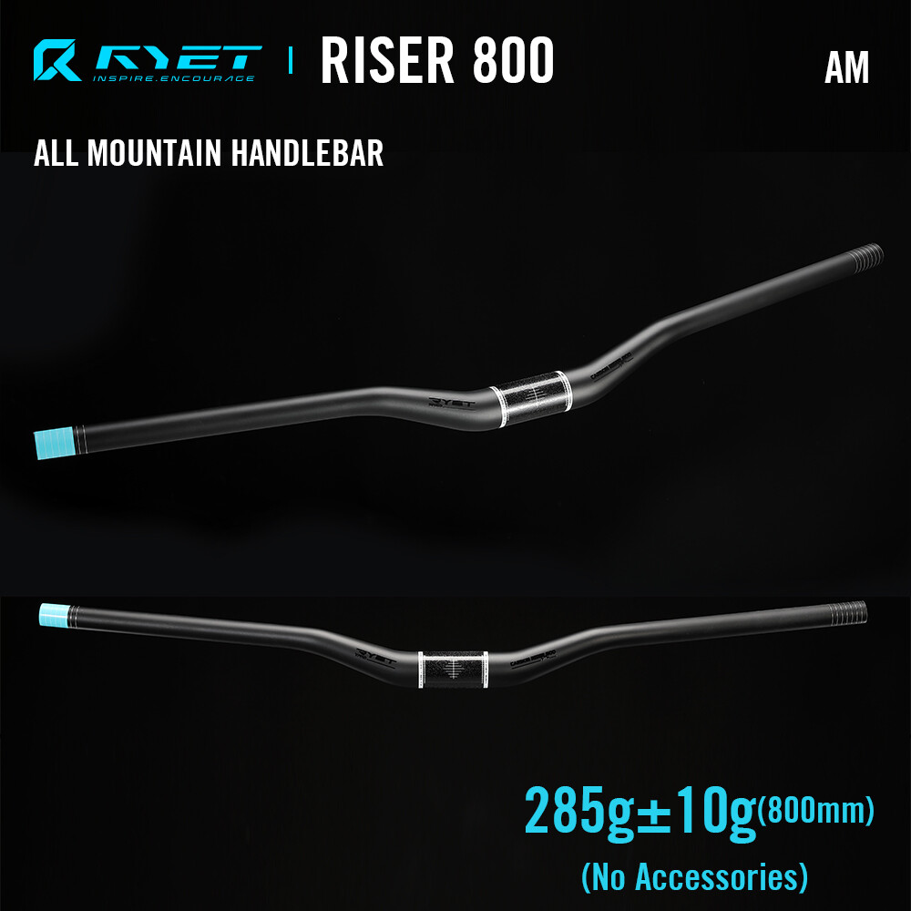 AM Mountain Bike Flat Handlebar T1000 MTB 800-35mm Bicycle Riser