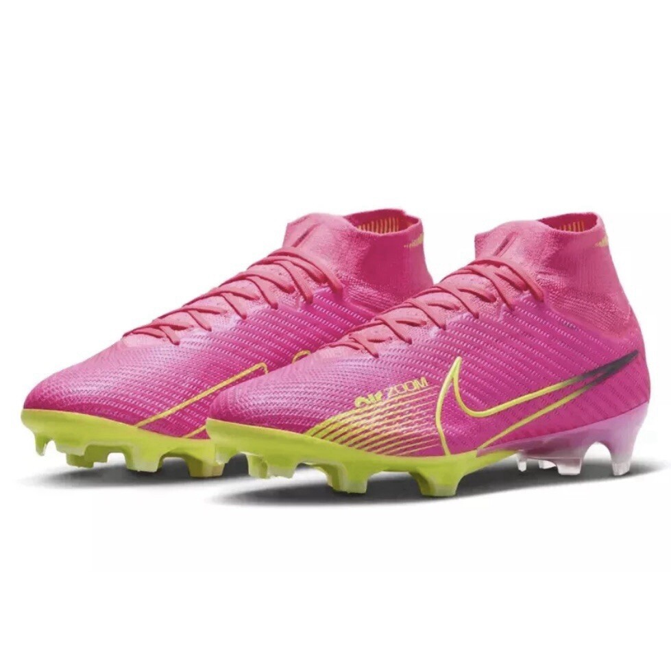 Nike サッカーシューズ ピンク FG Mens Size 12.5 - Nike Zoom Superfly 9 Elite FG Pink Blast Volt