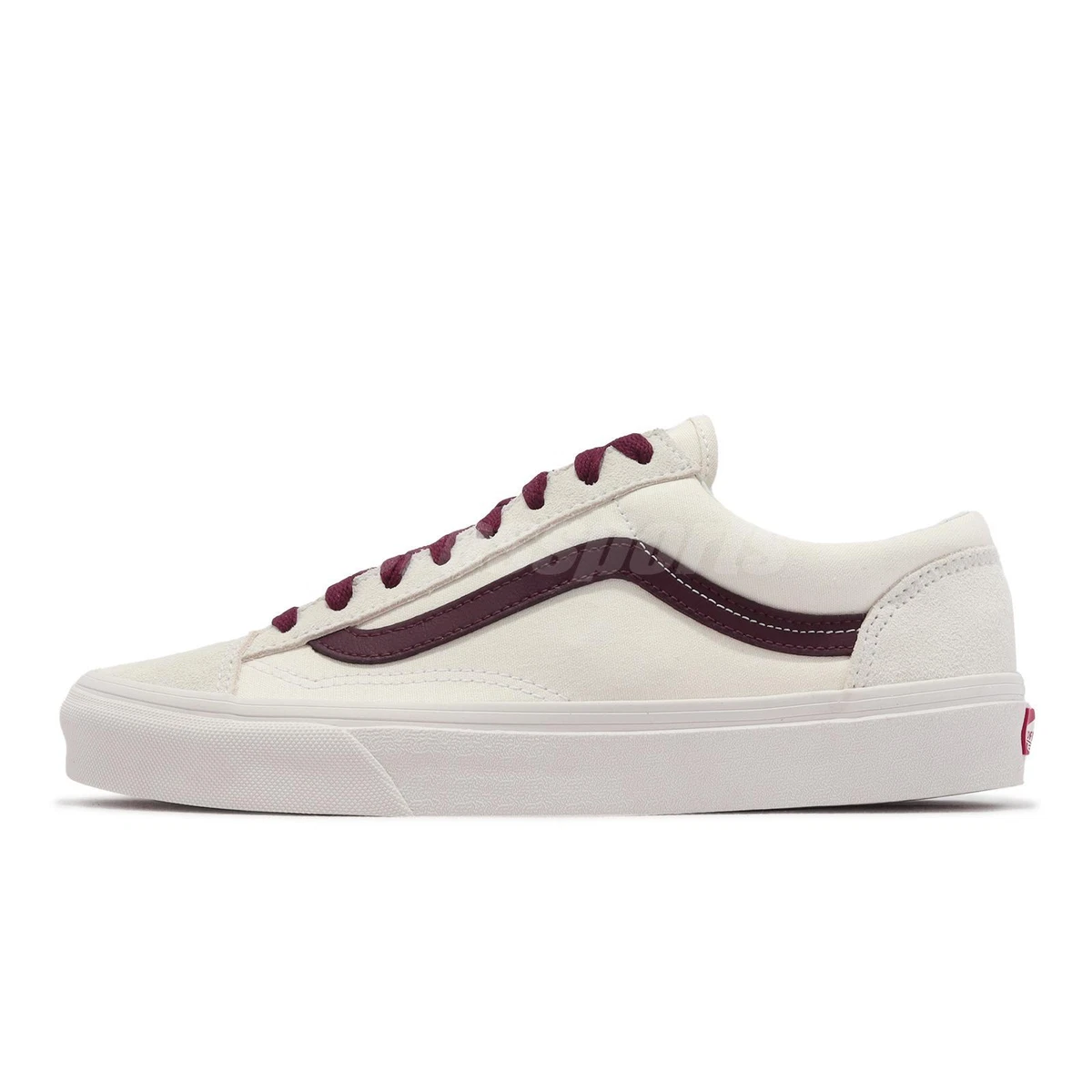 Vans Style 36 White Red Vintage Pop Port Men Unisex Casual Shoes