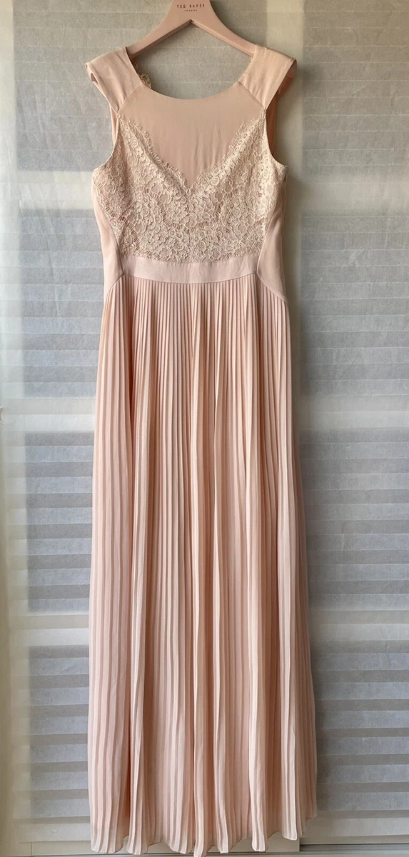 Ted baker harmony pleated shop maxi dress