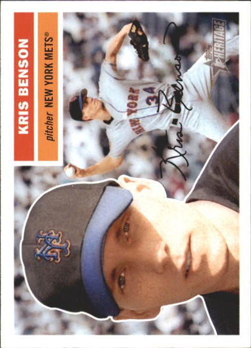 2005 Topps Heritage White Backs #224 Kris Benson