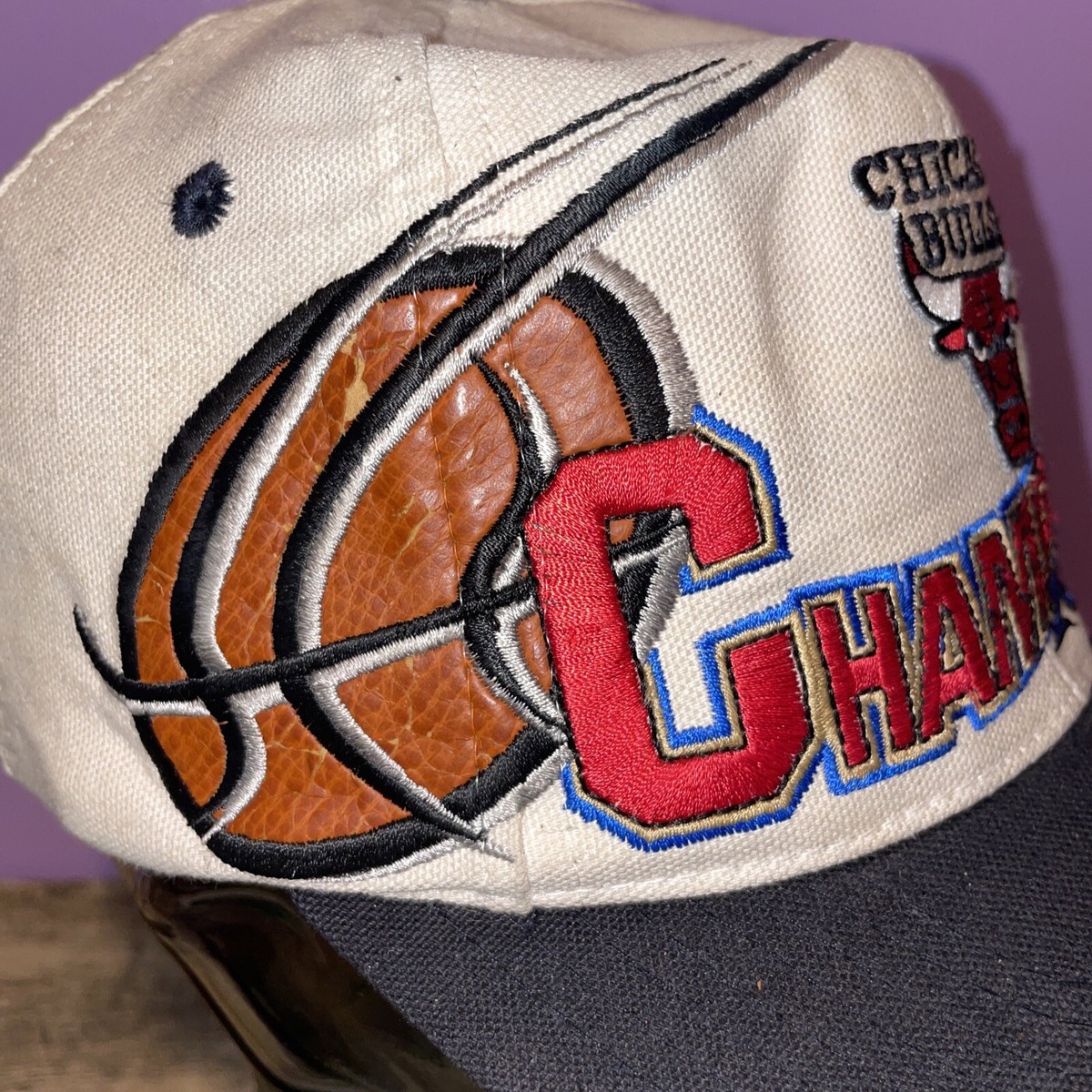シカゴブルズNBAチャンピオンキャップ1996年CHICAGO BULLS ☆レア物☆ NBA シカゴ ブルズ 優勝キャップ 1996年