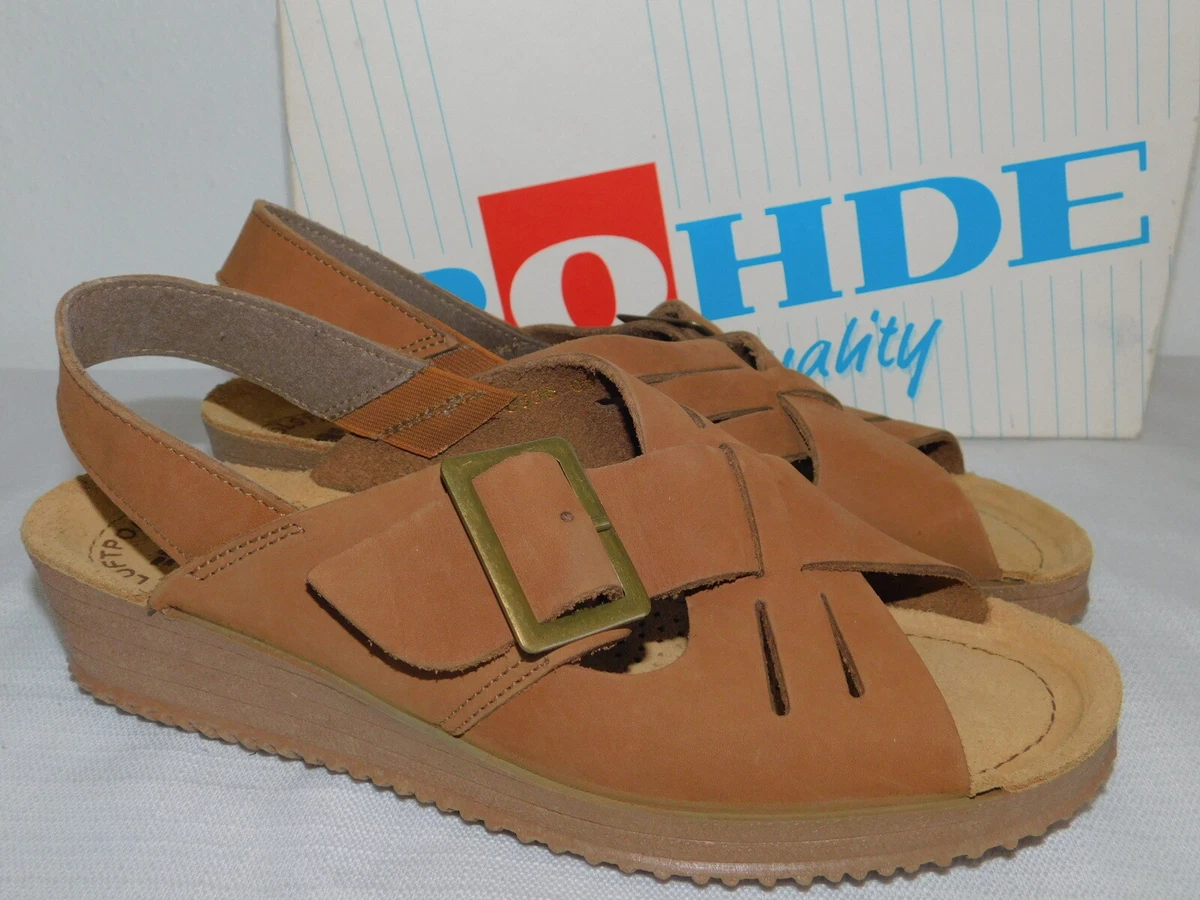 New Womens Size 38 Rohde Softana-40 Leather Wedge | eBay