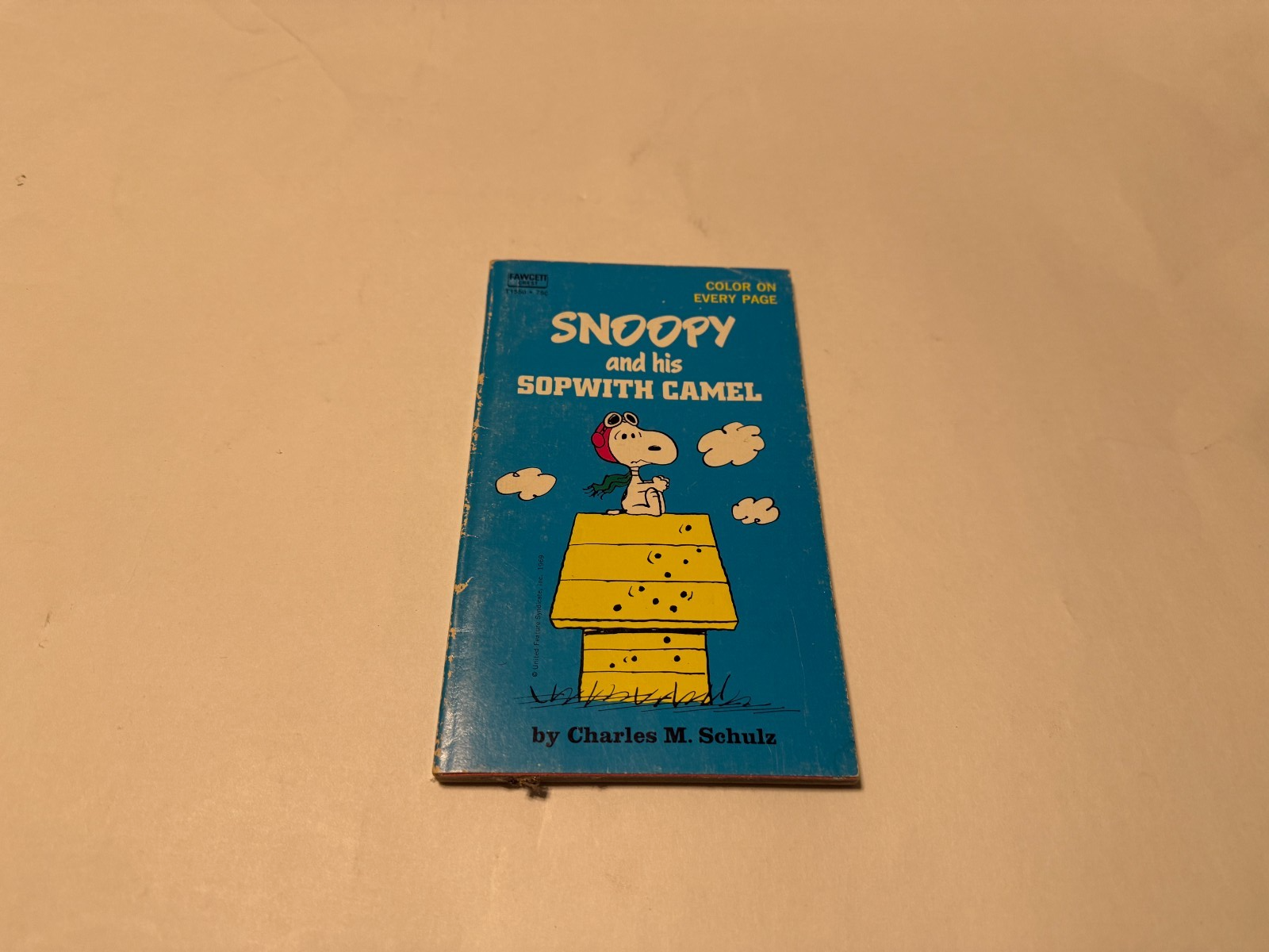 Snoopy Sopwith Camel Peanuts Collectible Book by Charles Schulz