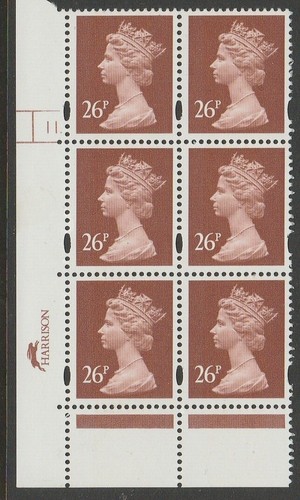 GB MINT EII Harrison Machin cylinder blocks elliptical - multiple listing - Picture 33 of 42